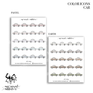 COLOR ICONS | CAR