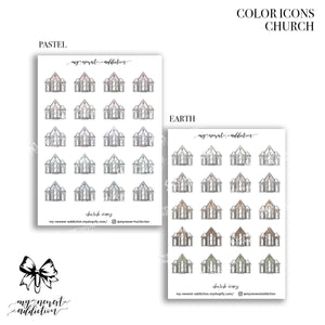 COLOR ICONS | CHURCH