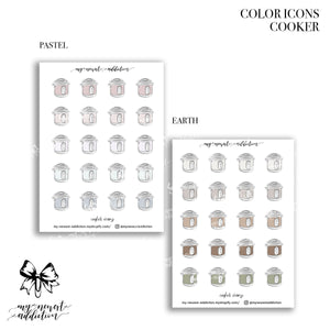 COLOR ICONS | COOKER