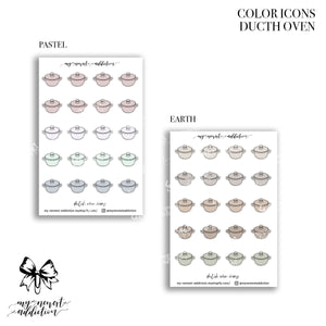 COLOR ICONS | DUTCH OVEN