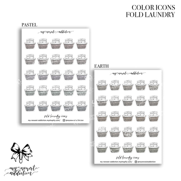 COLOR ICONS | FOLD LAUNDRY