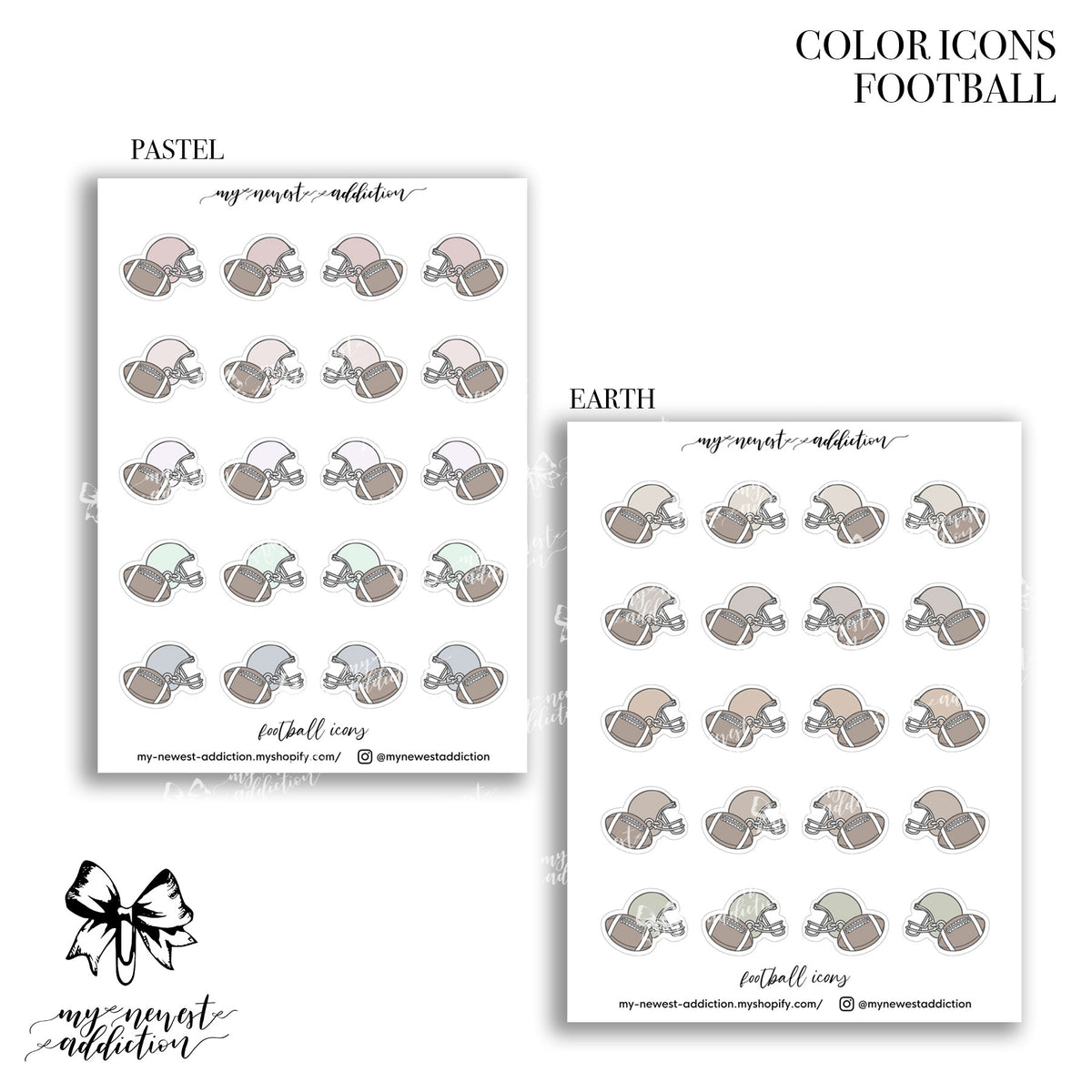 COLOR ICONS | FOOTBALL – My Newest Addiction