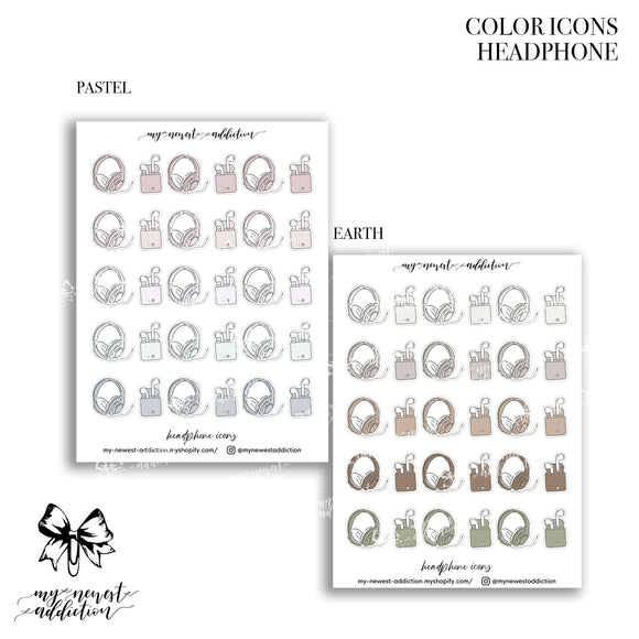 COLOR ICONS | HEADPHONE