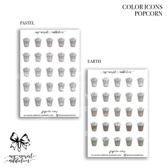 COLOR ICONS | POPCORN
