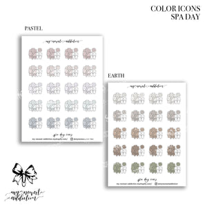 COLOR ICONS | SPA DAY