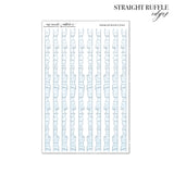 Straight Ruffle | Edges