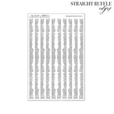 Straight Ruffle | Edges