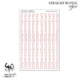 Straight Ruffle | Edges