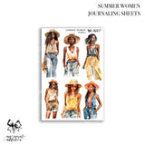 Summer Women | Journaling Stickers