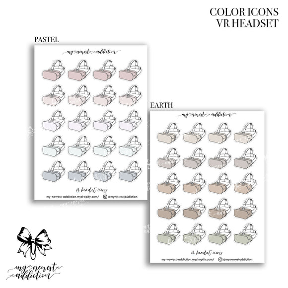 COLOR ICONS | VR HEADSET