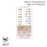 Apricity Decorative Kit