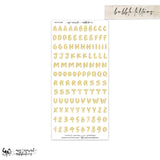 Bubble Letters and Numbers