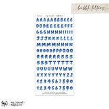 Bubble Letters and Numbers