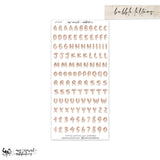Bubble Letters and Numbers
