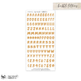 Bubble Letters and Numbers