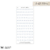 Bubble Letters and Numbers