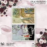Dragon Blood Art Print Stickers
