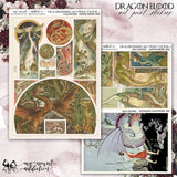 Dragon Blood Art Print Stickers