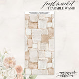 Fresh Market Tearable Washi