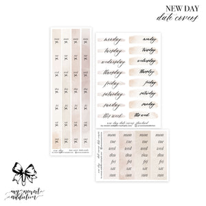 New Day Date Covers and Tabs