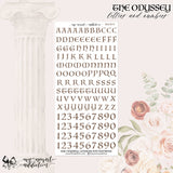 The Odyssey Letters and Numbers