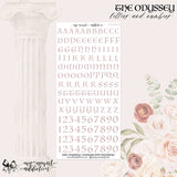 The Odyssey Letters and Numbers
