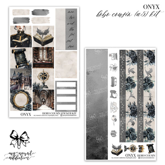 Onyx Hobonichi Cousin Kit