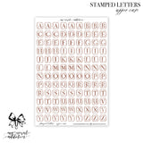 Stamped Letters | Upper Case