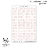 Stamped Letters | Upper Case