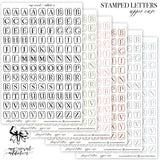 Stamped Letters | Upper Case