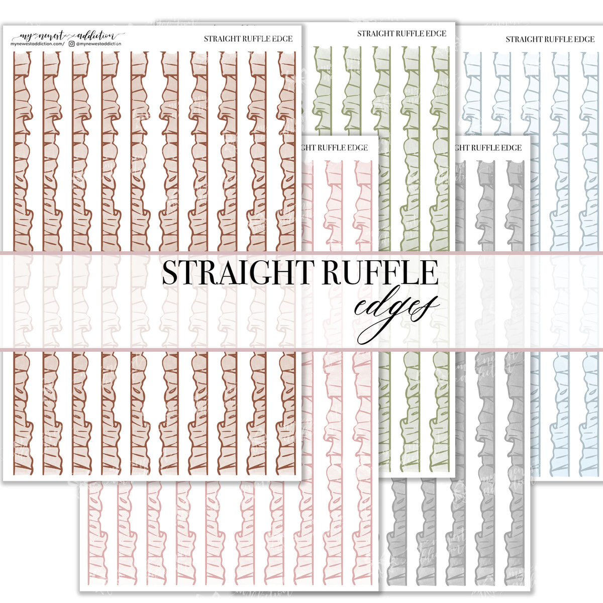 Straight Ruffle | Edges – My Newest Addiction