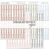 Straight Ruffle | Edges