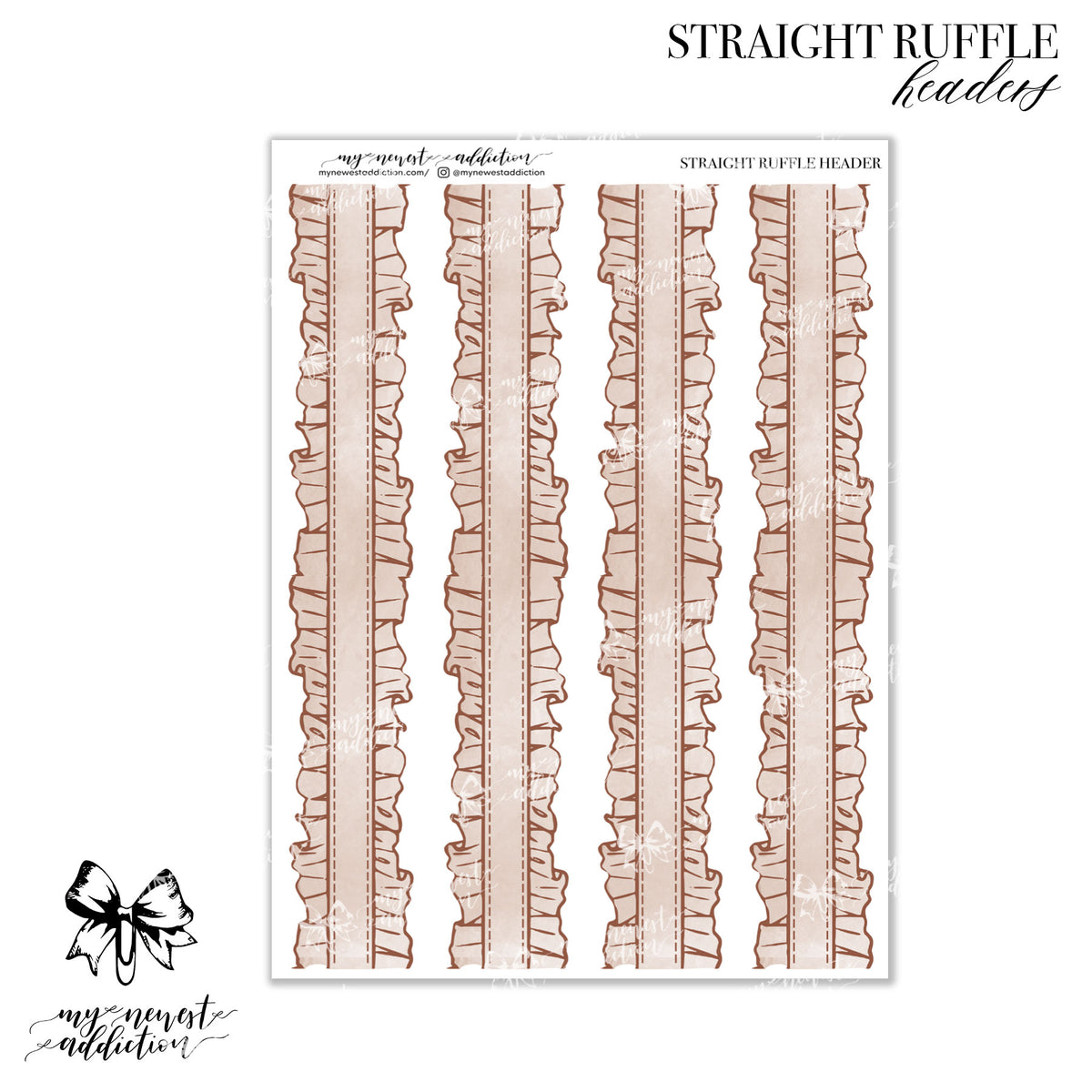 Straight Ruffle | Headers – My Newest Addiction