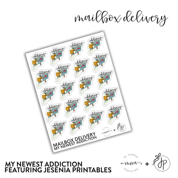 Mailbox Delivery- lettering by Jesenia Printables