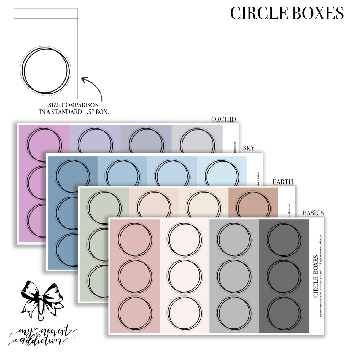 CIRCLE BOXES – My Newest Addiction