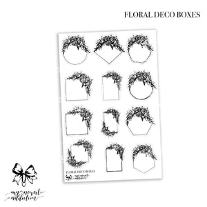 Floral Deco Boxes