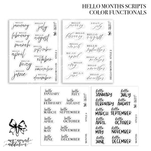 Hello Months Scripts