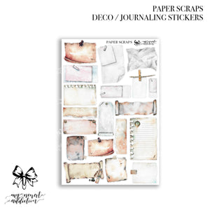 Paper Scraps | Journaling Stickers