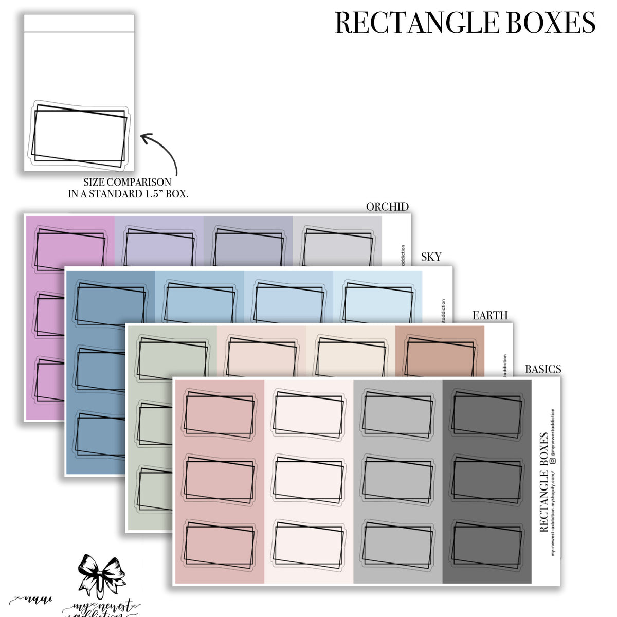 RECTANGLE BOXES – My Newest Addiction