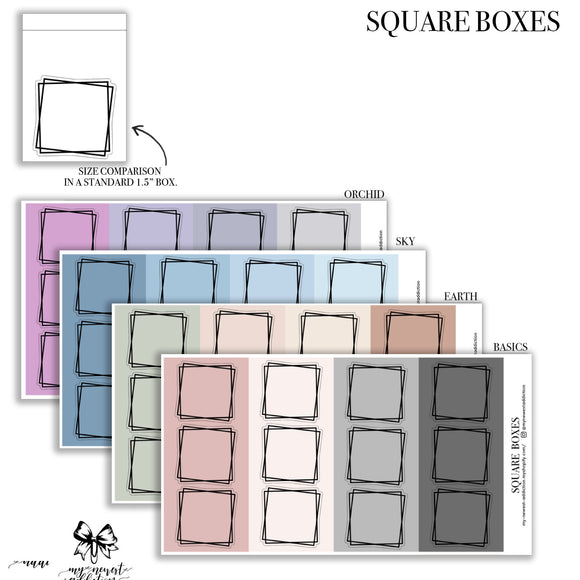 SQUARE BOXES