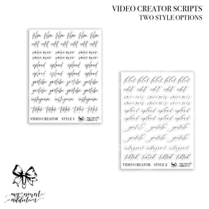 Video Creator Scripts