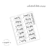 Celestial Date Covers