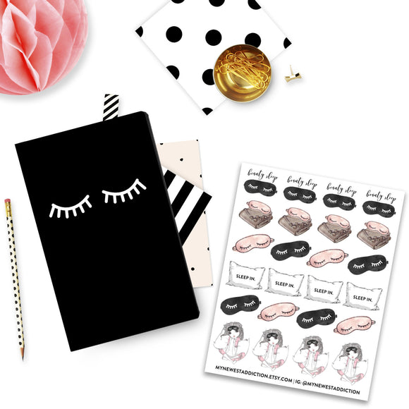 Beauty Sleep Planner Stickers