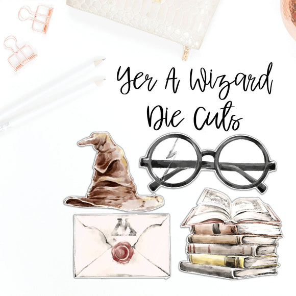 Yer A Wizard Die Cut Set
