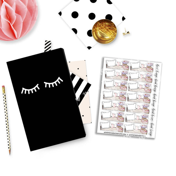 Book Binge Planner Stickers