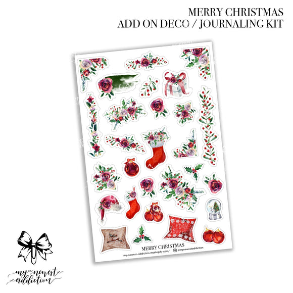 Merry Christmas Deco Stickers