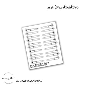 Pen Bow Dividers