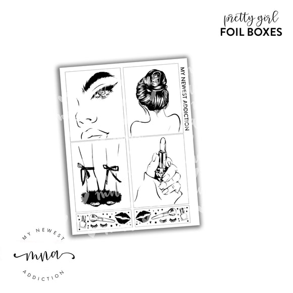Pretty Girl Foil Boxes