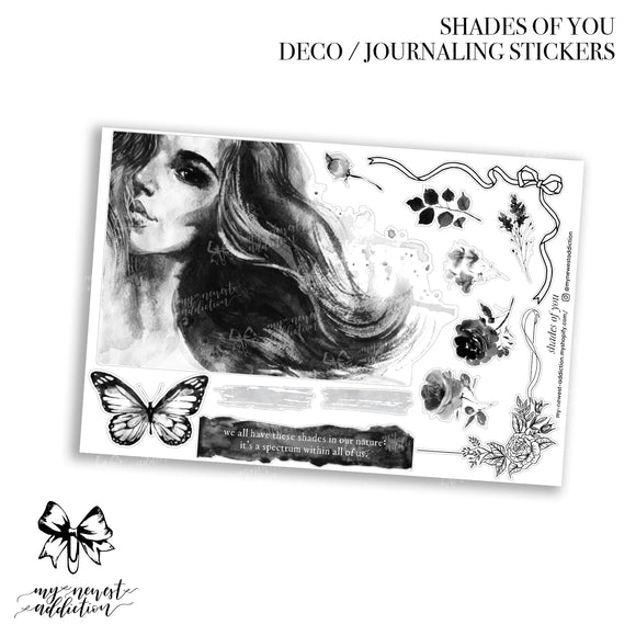Shades of You | Journaling Stickers