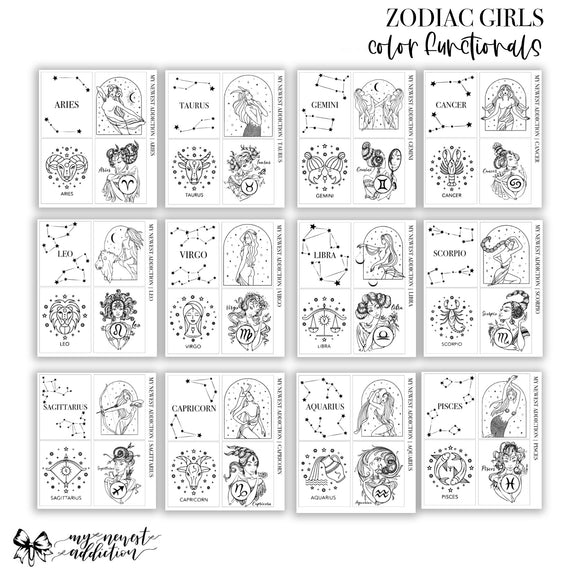 Zodiac Girls - Color Functional